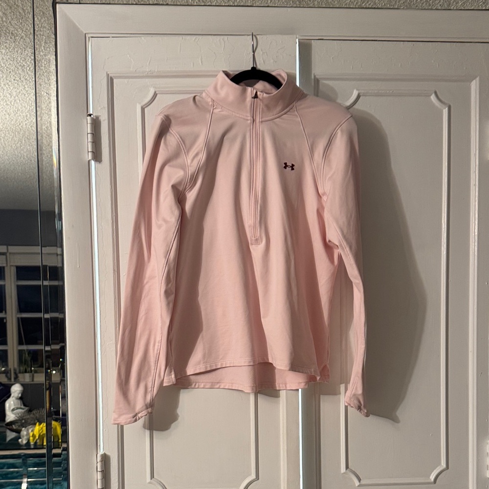 Under Armour Light Pink Half-Zip Top